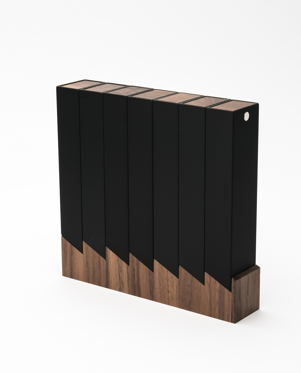 Monolith 4 Pillendose Woche Schwarz, Nuss – Bild 3