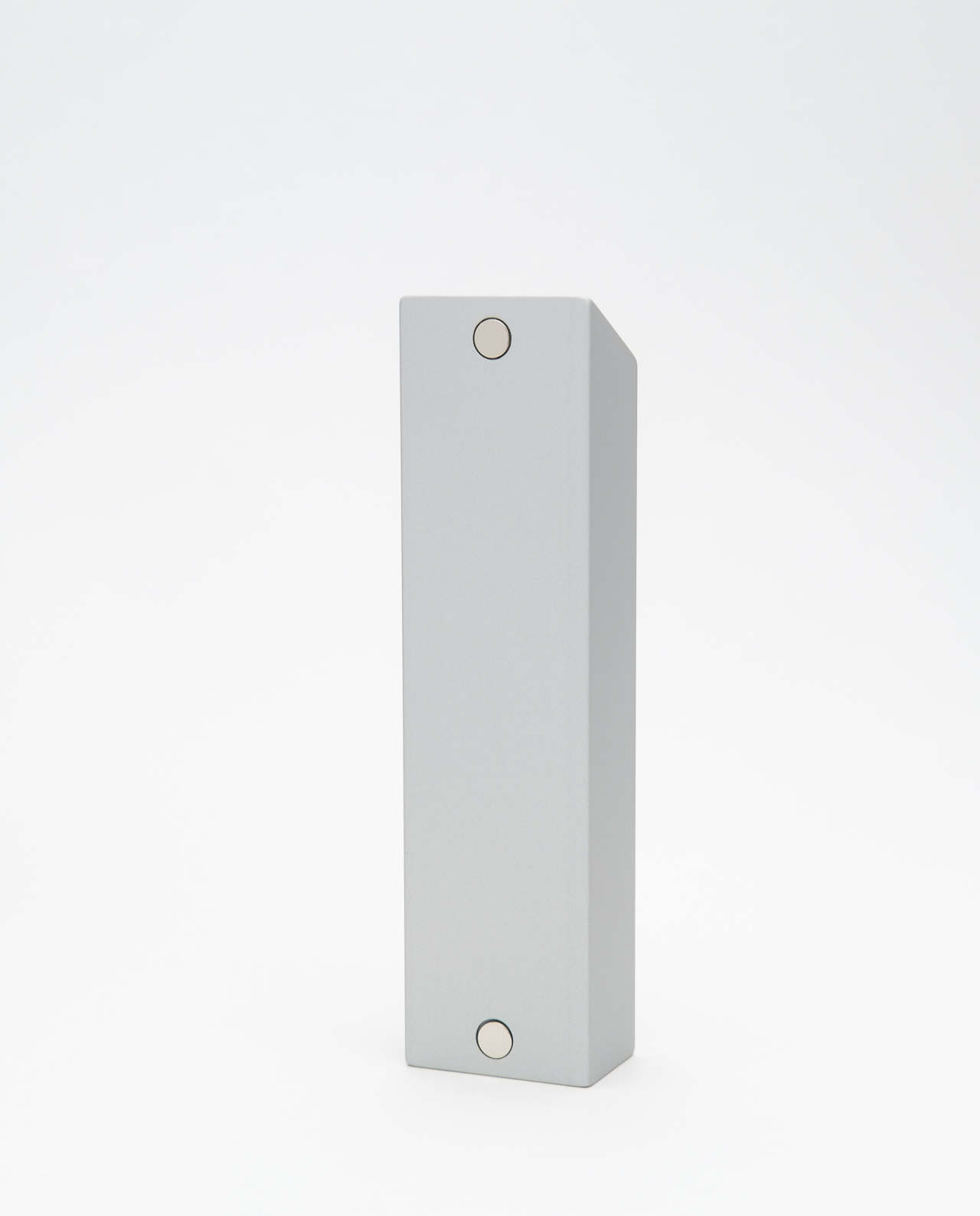 Monolith L pillbox in silver, walnut - Image 2