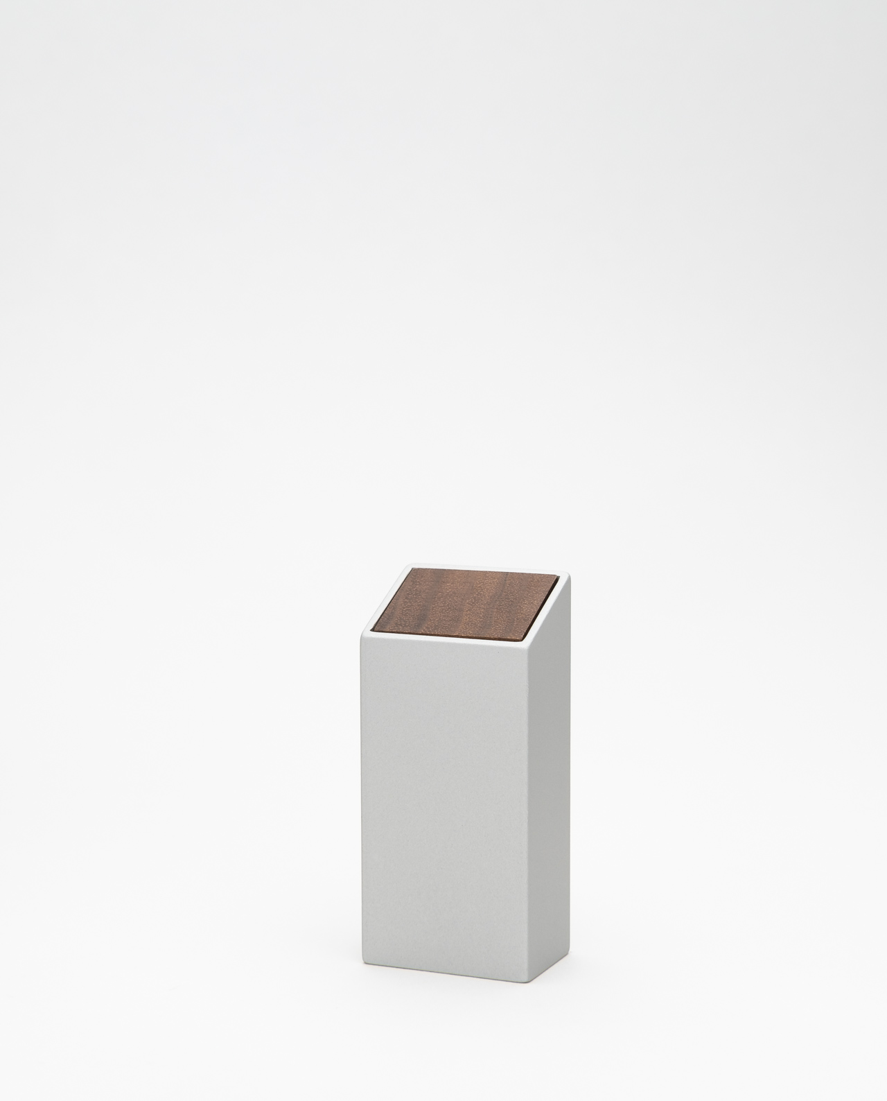 Monolith 2 Pillendose Woche Silber, Nuss – Bild 7
