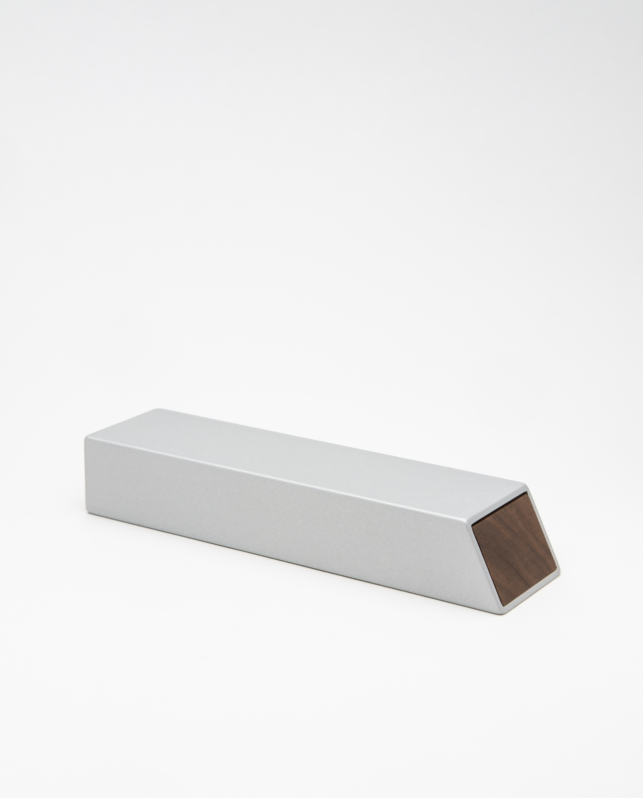 Monolith 4 Pillendose Woche Silber, Nuss – Bild 3