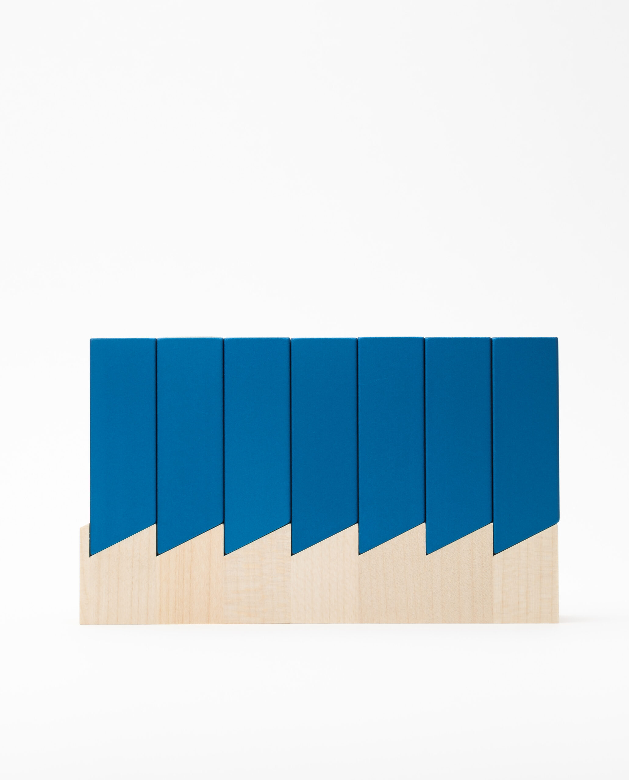 Monolith 2 Pillendose Woche Blau, Ahorn – Bild 2