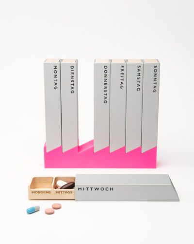 Monolith 4 Pillendose Woche Sonderedition Pink