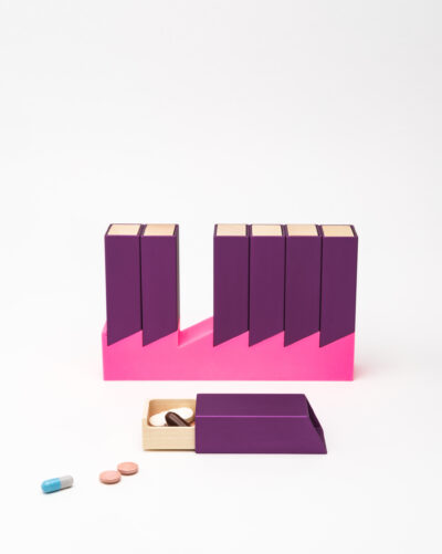 Monolith 2 Pillendose Woche Sonderedition Pink