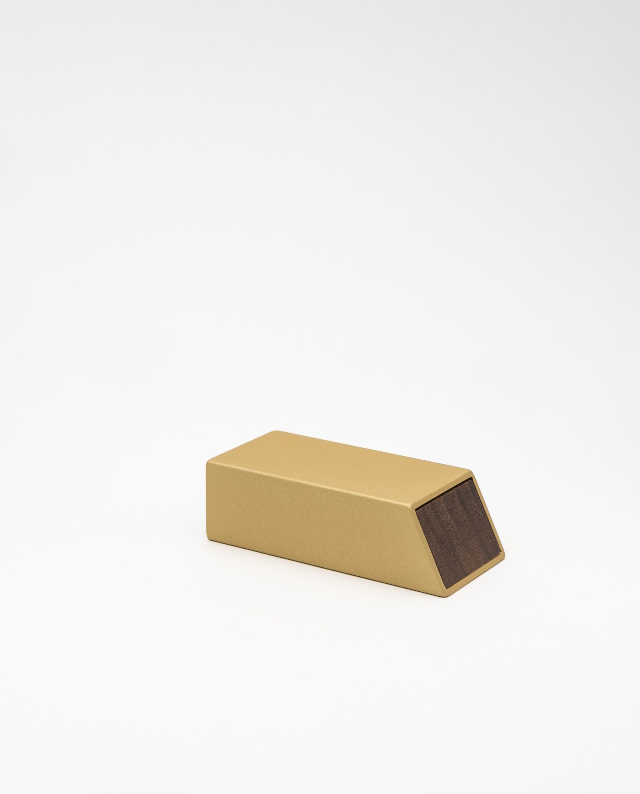 Monolith 2 Pillendose Woche Gold, Nuss – Bild 7