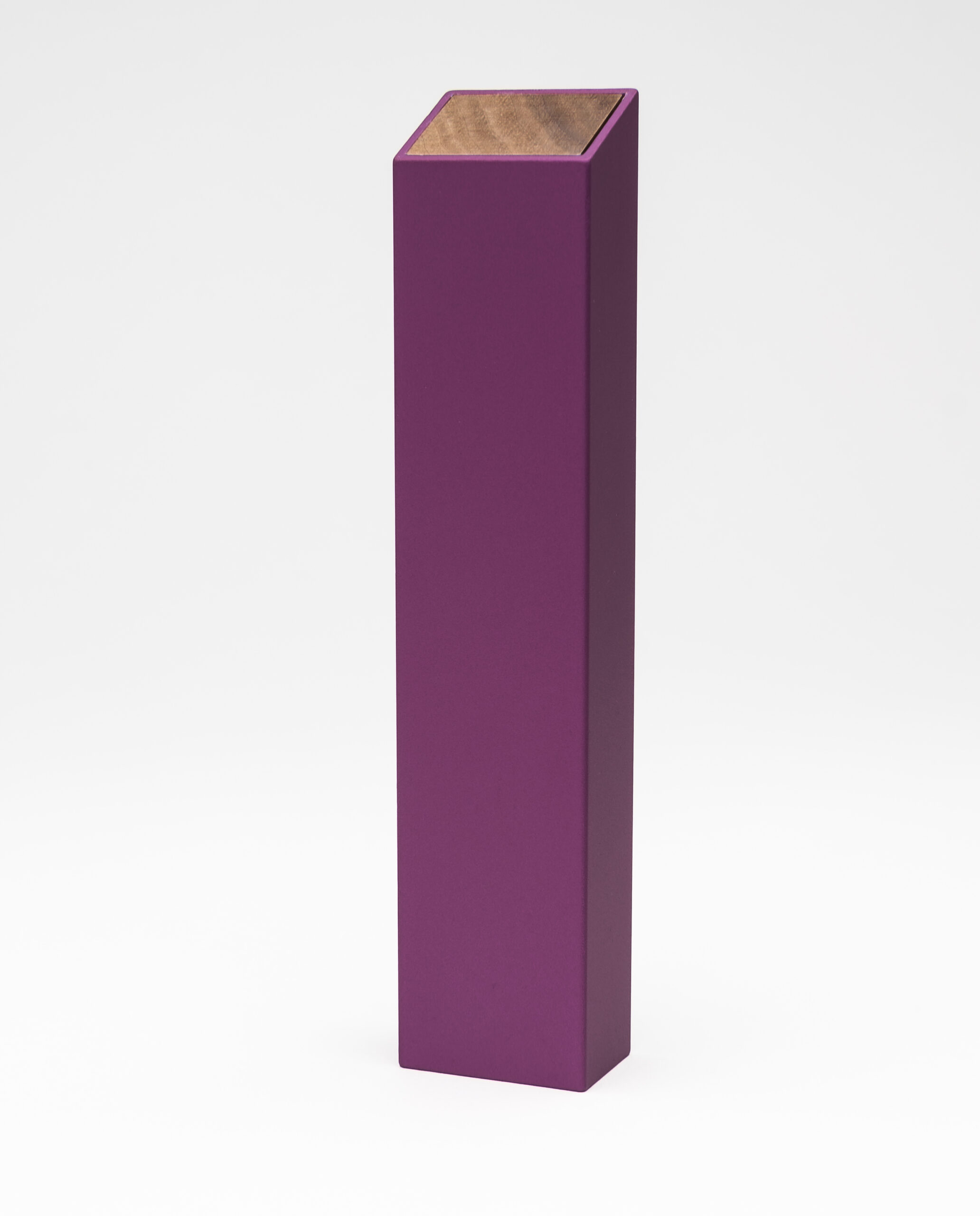 Monolith L Pillendose in Lila, Nuss – Bild 4