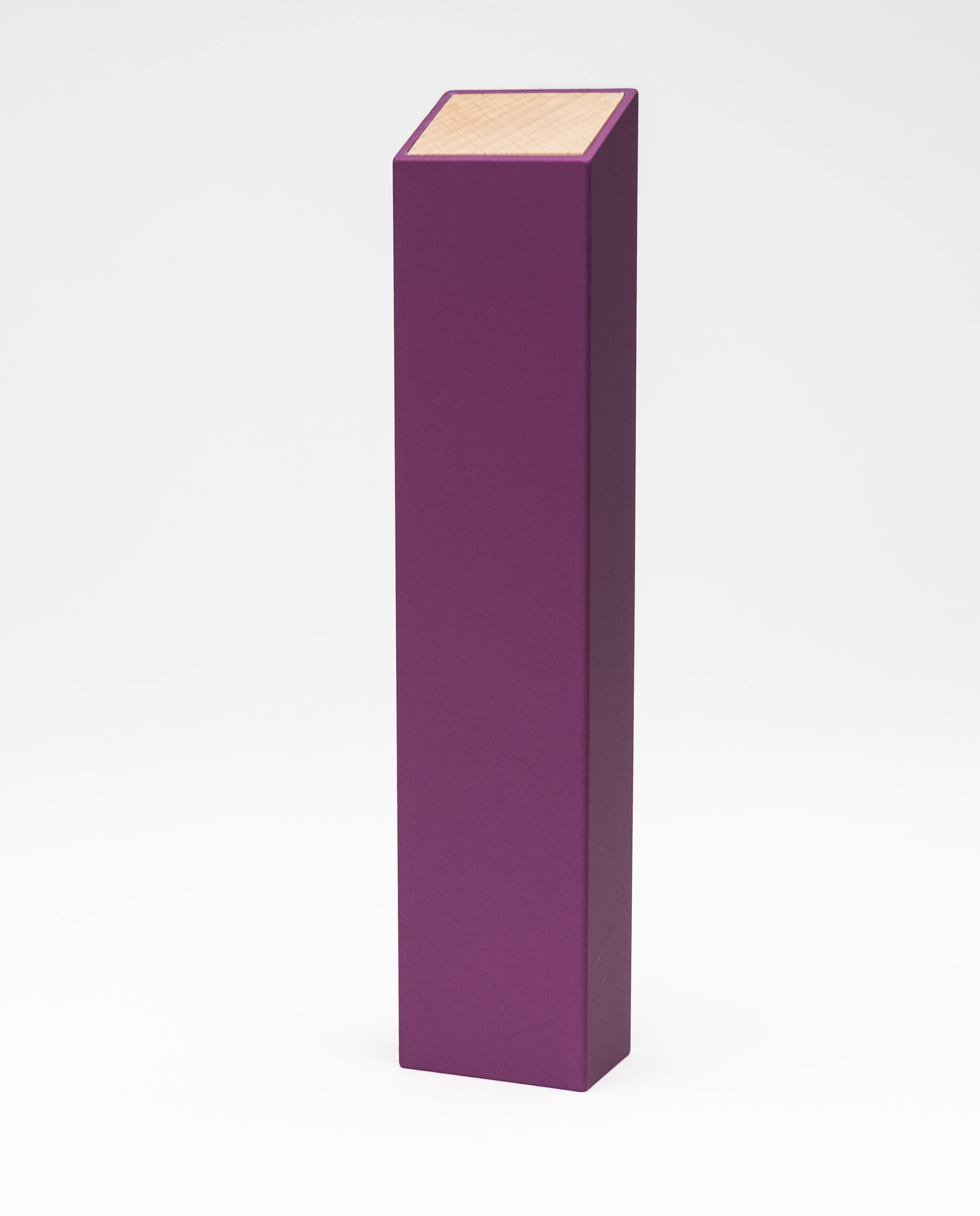 Monolith L Pillendose in Lila, Buche – Bild 4