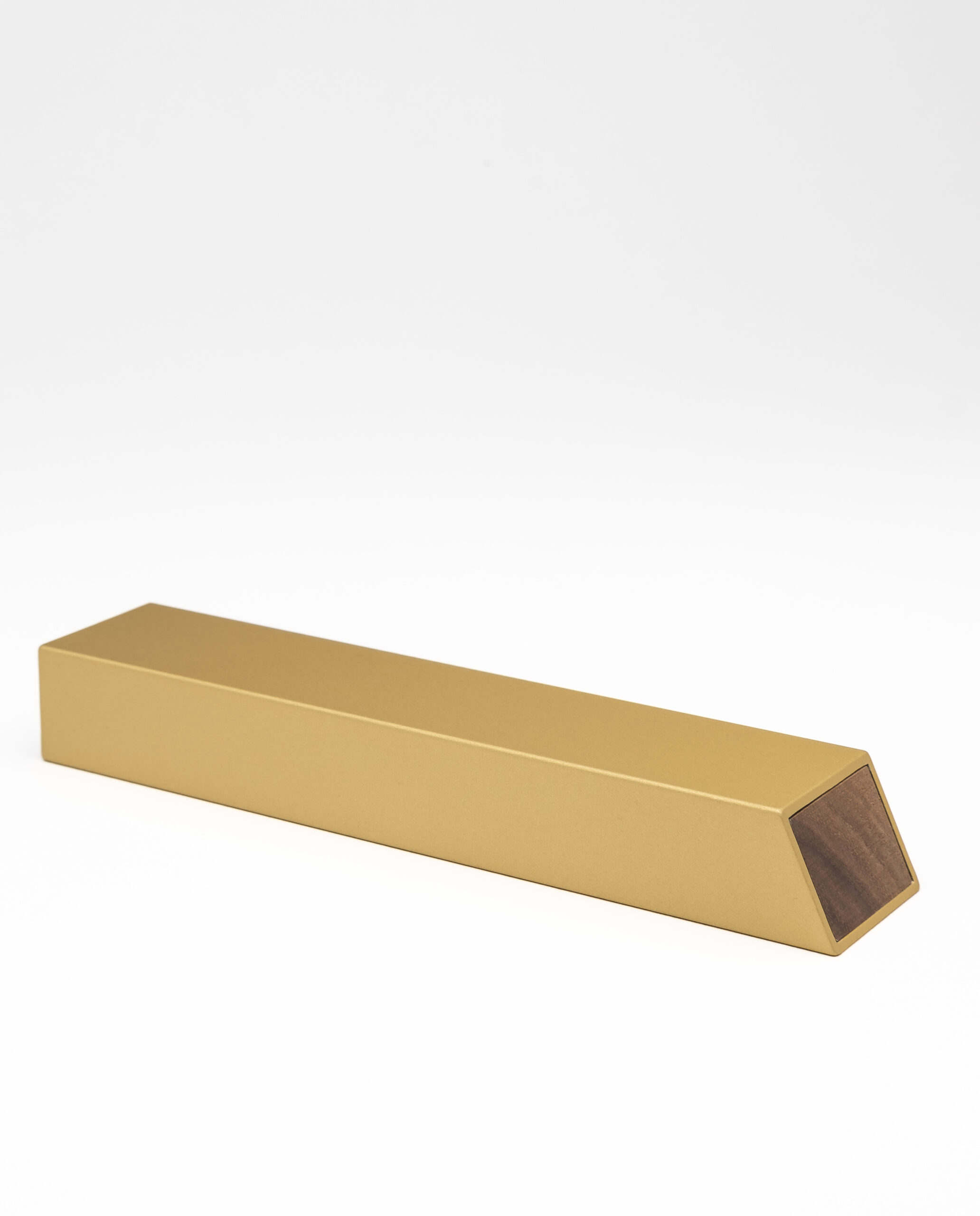 Monolith L Pillendose in Gold, Nuss – Bild 6