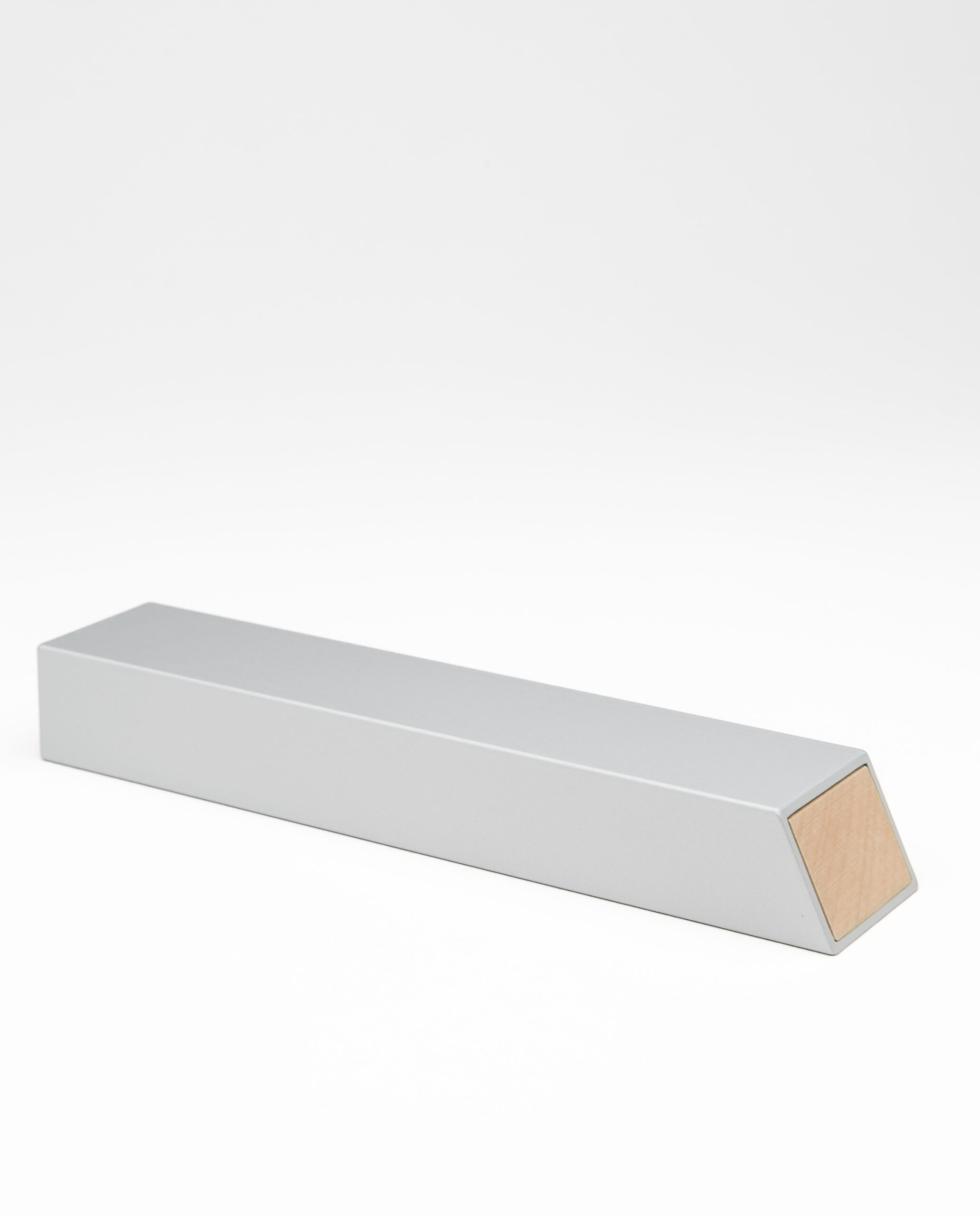 Monolith L Pillendose in Silber, Ahorn – Bild 5