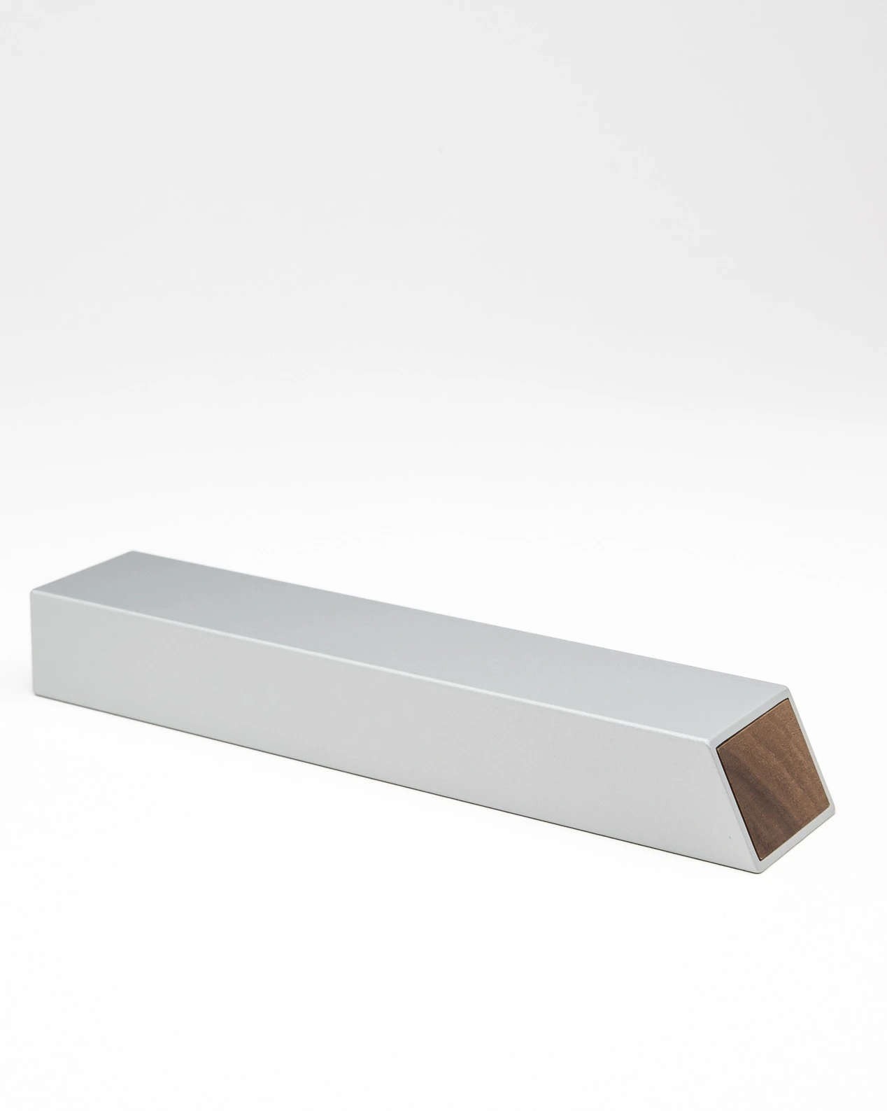 Monolith L Pillendose in Silber, Nuss – Bild 5