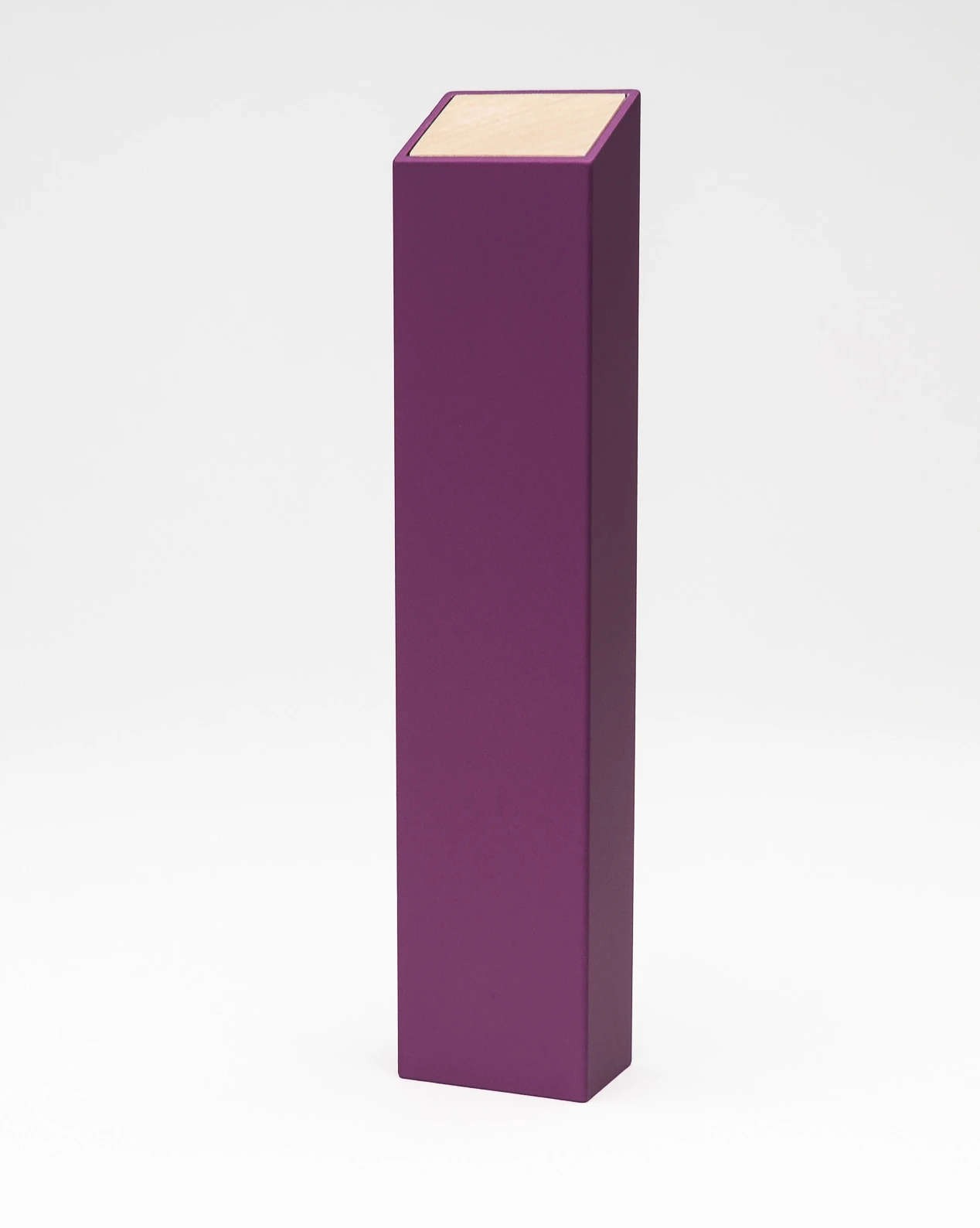 Monolith L Pillendose in Lila, Ahorn – Bild 4