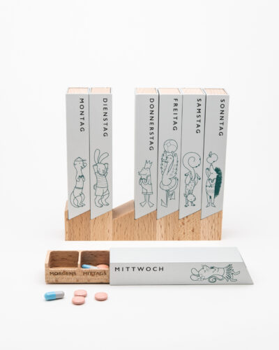 Kinder Monolith 4 Woche Pillendose