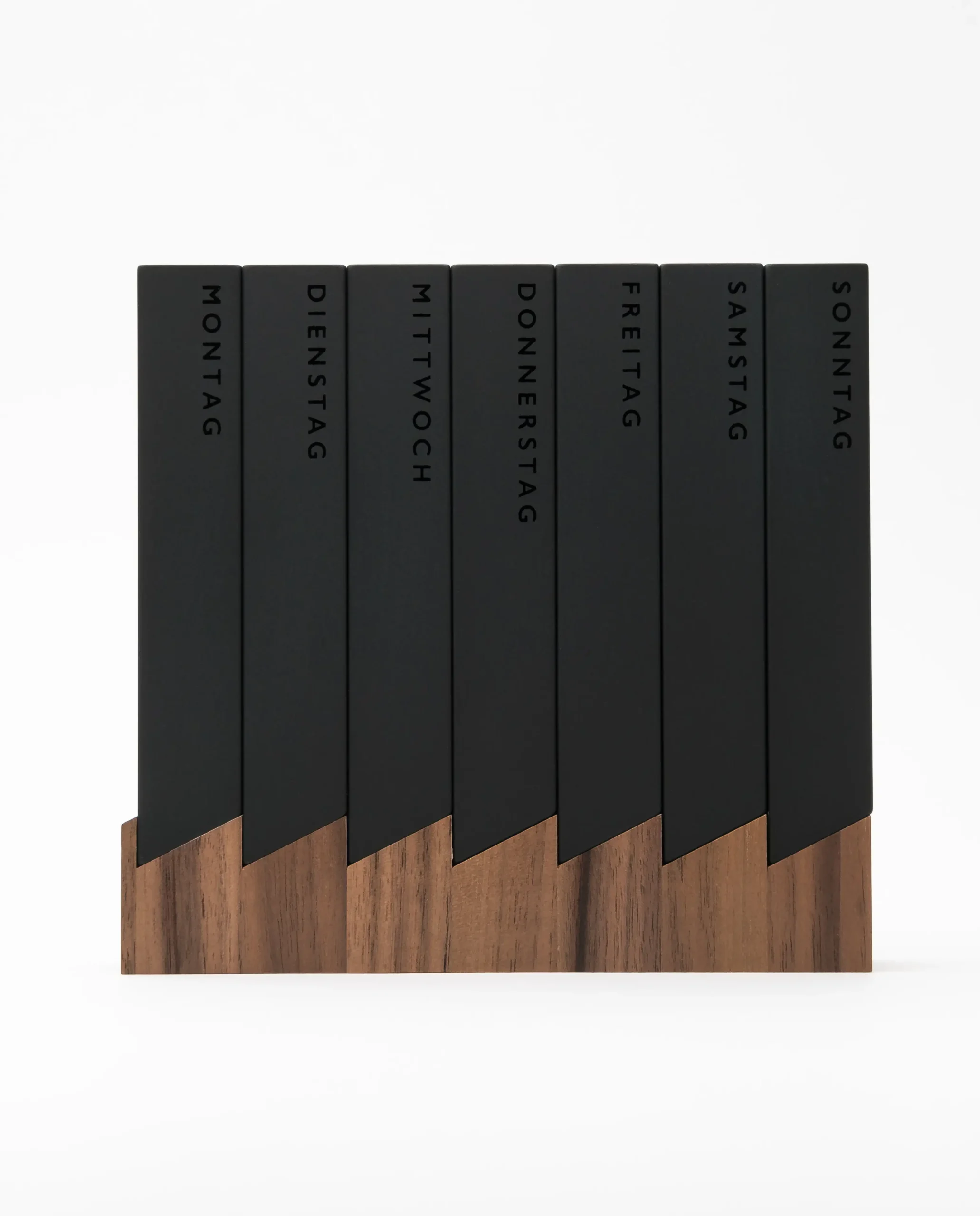 Monolith 4 Pillendose Woche Schwarz, Nuss – Bild 8