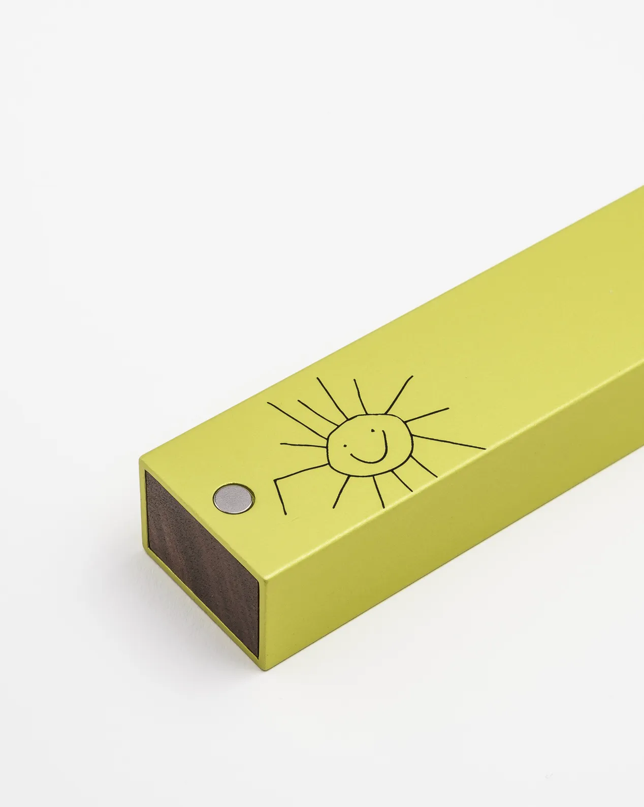 Monolith L pillbox in neon, walnut - Image 2
