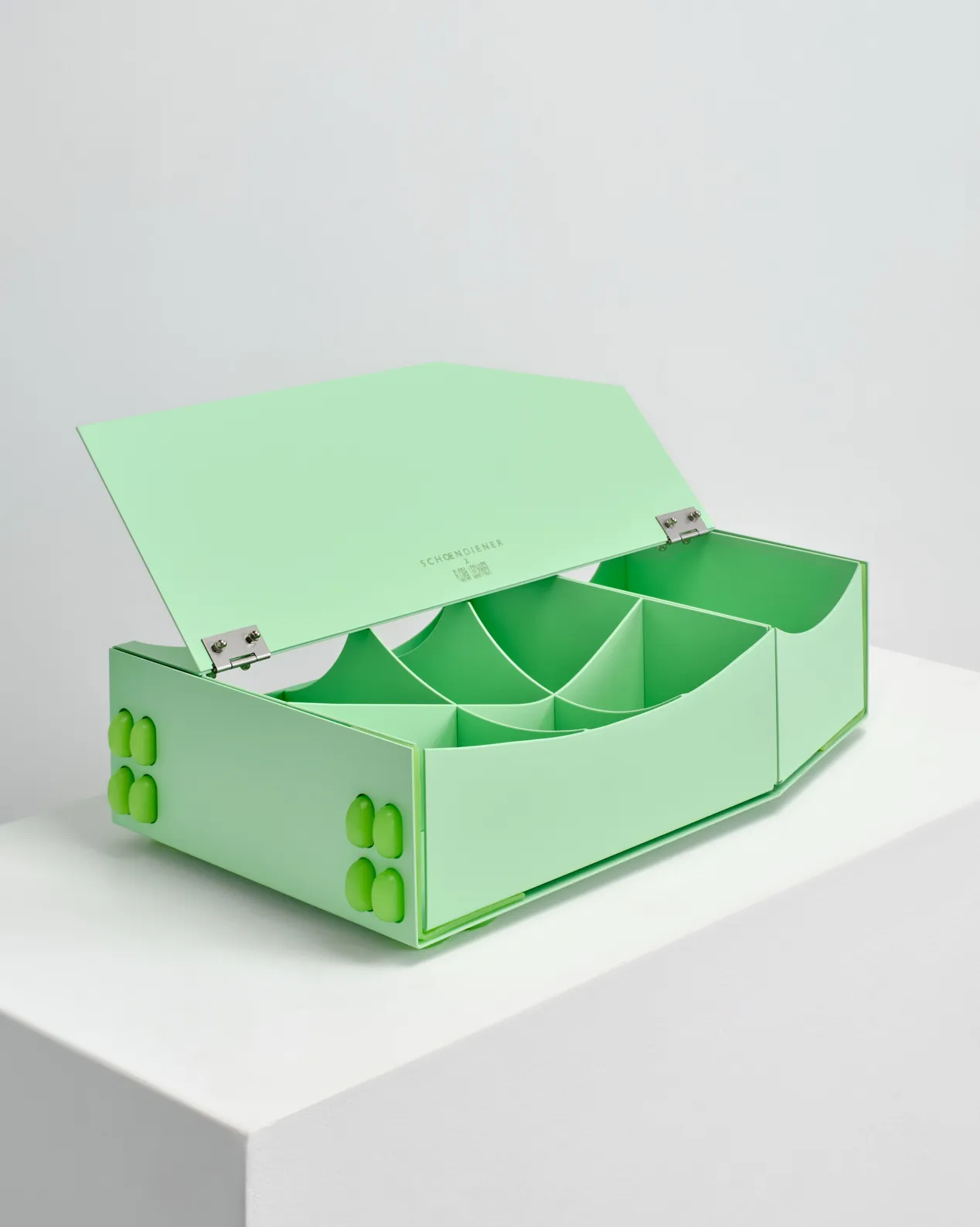 Medicine box Blistra Capsule (2025) white-green/lime green