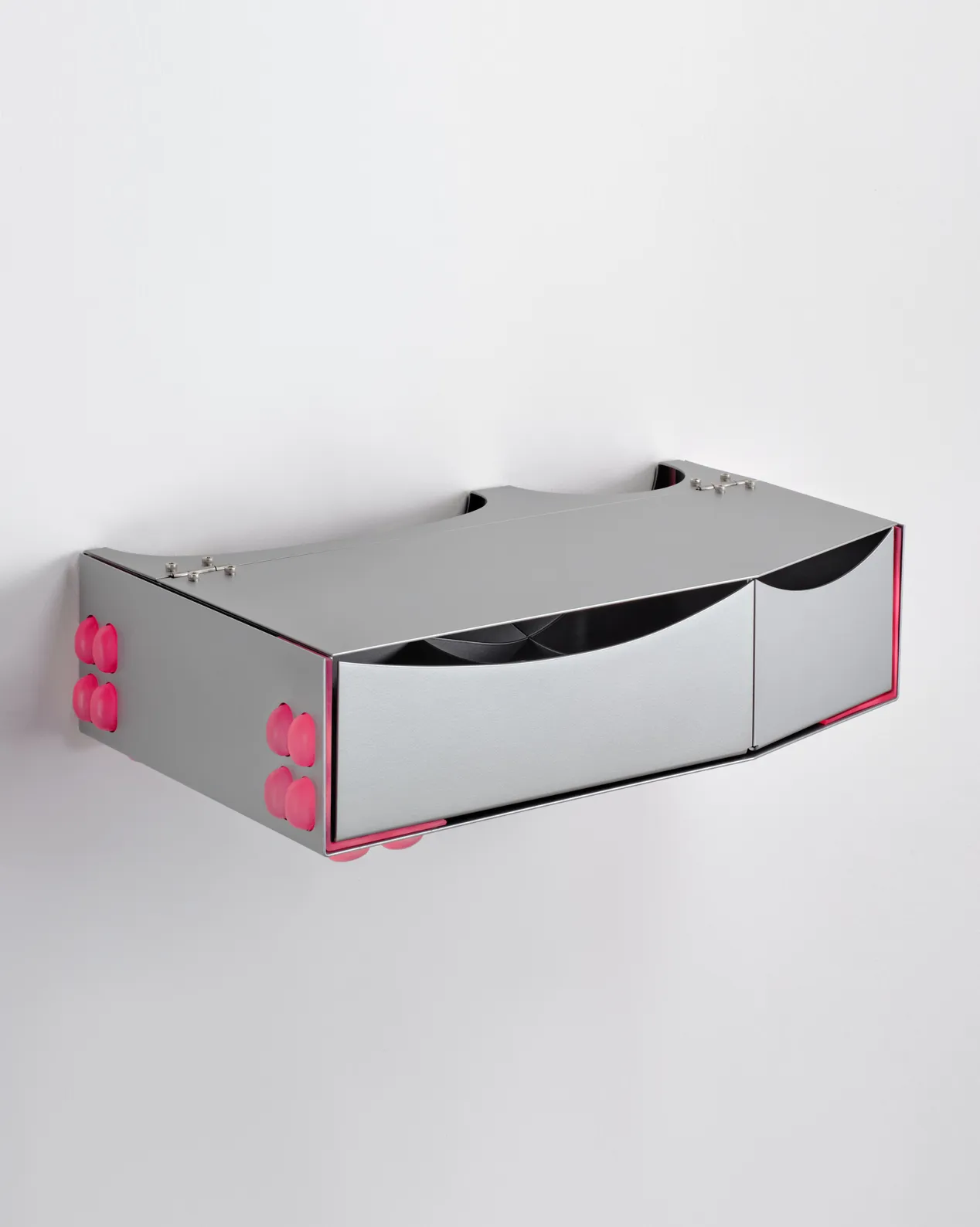 Medicine box Blistra Capsule (2025) silver/pink