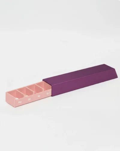 Monolith L Pillendose -Rosa Lila