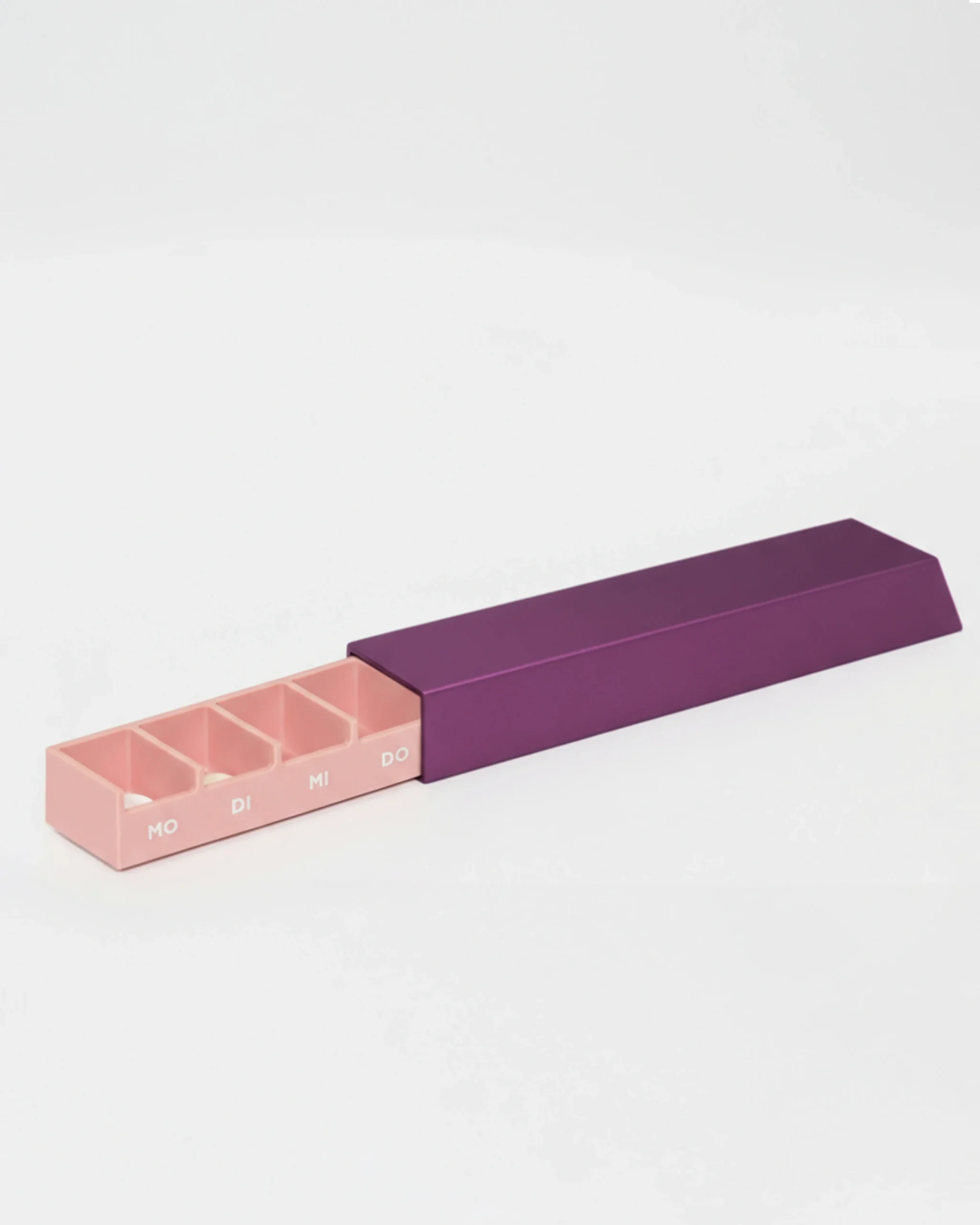 Monolith L Pillendose -Rosa Lila